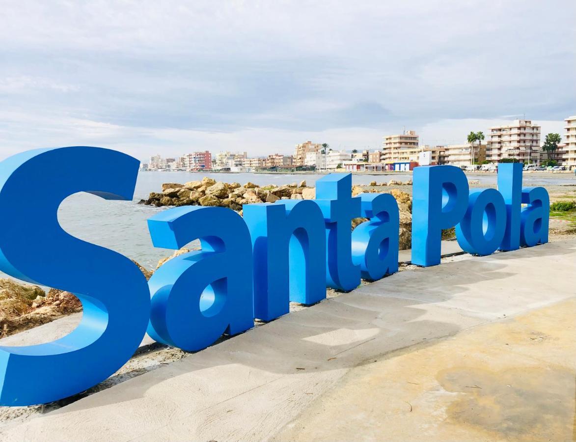 Welcome & Bienvenido A Santa Pola Apartamento A 30 Metros De La Gran Playa Ngoại thất bức ảnh